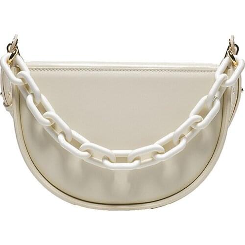 Advanced Sense Summer Small Bag Womens Popular New Fashion 2021 Semicircular Niche Design Cross Saddle Bag