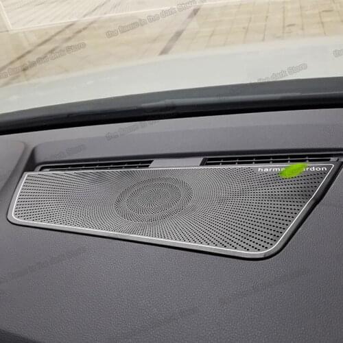 Lsrtw2017 Car Dashboard Sound Speaker Cover Panel Trim Decoration for Volkswagen Vw Golf 8 MK8 Pro R 2021 2022 Accessories Auto