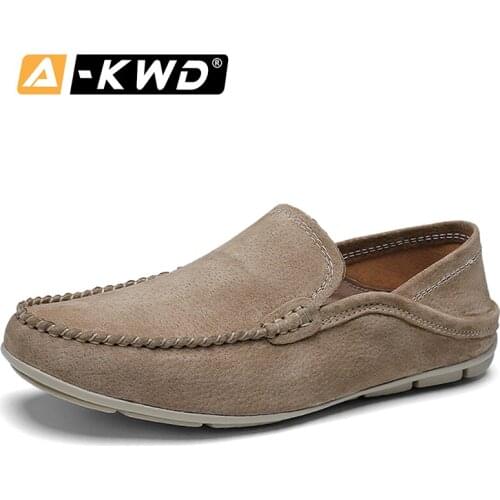 2020 Classic Comfort Men Casual Shoes Loafers Men High Quality Leather Slip on Driving Shoes Men Flats Moccasins Shoes Size 47