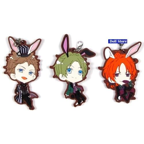 New Arrival THE ANIMATION Original Japanese anime figure rubber Silicone sweet smell mobile phone charms/key chain/strap D256