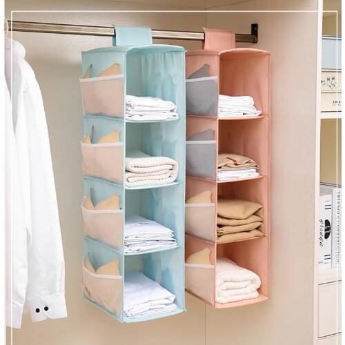 Wardrobe Organizer Storage Hanging Bag for Socks Underwear Panties Finishing Box Fabric Hanging Drawer Rack Home Organizer