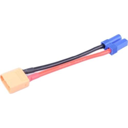 Male XT90 To Female EC5 Adapter 14awg Battery Charging Cable 100mm