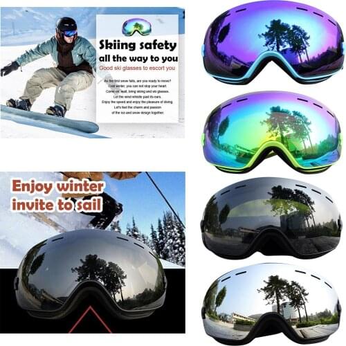 Profession Ski Snowboard Goggles Anti Fog Snowmobile Sunglasses