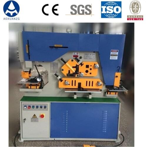 Q35Y-40 Machinery Sales Hydraulic Ironworkers Punching And Shearing Machine