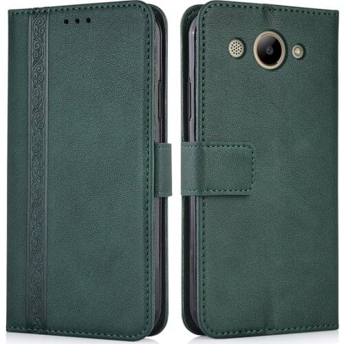 Luxury Flip Wallet Leather Case for Huawei Y3 2018 CAG-L02, CAG-L22, CAG-L23, CAG-L03 Magnetic Book Protect phone back Cover