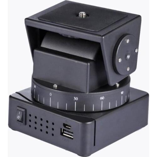 YT-260 Camera Tripod Head Motorized Pan Tilt Remote Control for Mobile Phones for SONY QX10 QX30 QX100 QX1L Cameras
