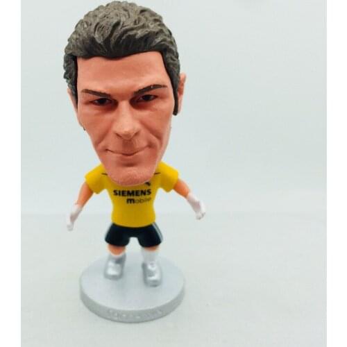 Soccerwe 2.55" Height Soccer Star Dolls 1# Casillas Figures Yellow 2005