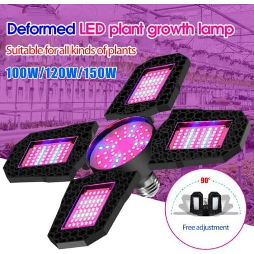 LED Lamp Plant Growth Light Deformation Folding Plant Grow Light Red Blue Spectrum Succulent Growth Light E27 Phytolamp 2021