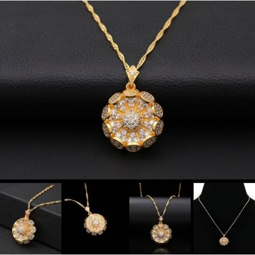 Vintage Fashion Luxury Necklace & Pendant Shiny Link Chain Necklace With Tennis Chain Choker Hip Hop Jewelry for Women