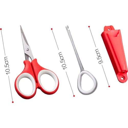 High quality stainless steel Small Fishing Scissors Line Cutter Cutting Fishing Lures Stainless Steel Fishing Accessary