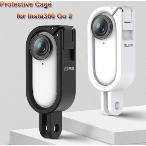 Protective Frame for Insta360 Go 2 Quick Disassembly Case Cage 1/4 Adapter Adjustable Angle Bracket Stabilizer for Insta360 Go2