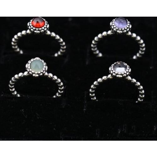 2020 100% 925 Sterling silver cubic zirconia princess Compatible with European anillos wedding rings Fits ring gold for Women