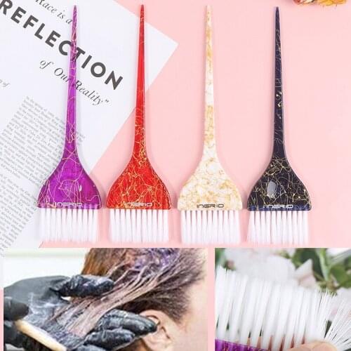 1pc Hair Coloring Brush Pro Hairdressing Dye Cream Brush Hair Tinting Tool Practical Salon Accessories Bleach Comb Barber Tool