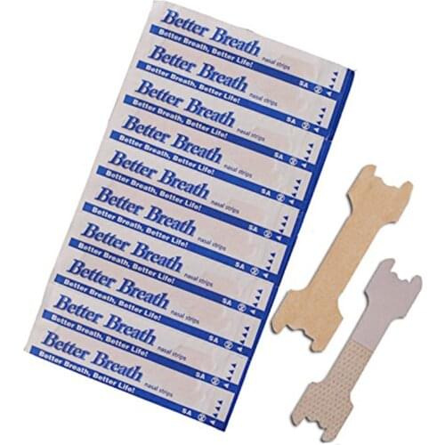 100/300/500pcs Breath Nasal Strips Anti Snoring Stickers Nose Ventilation Sticker Pads Stop Snoring Relieve Stress Health Care