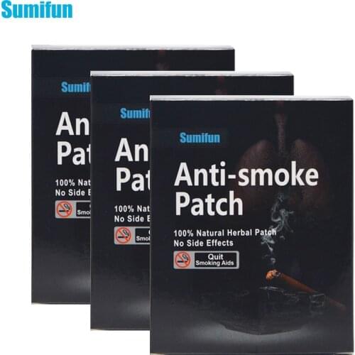 Sumifun 105Patches=3boxes 100% Natural Ingredient Stop Smoking &Anti Smoke Patch Quit Smoke Cessation Health Therapy D0584