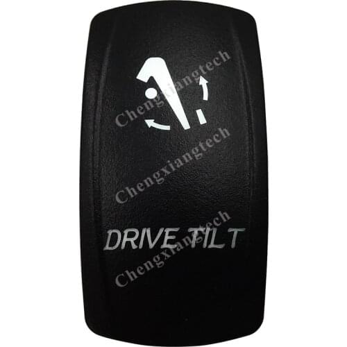 DC12V 24V Marine Grade DRIVE TILT Rocker Switch White Led lamp 7 Pin Momentory ON/OFF/Momentory ON DPDT Waterproof IP66