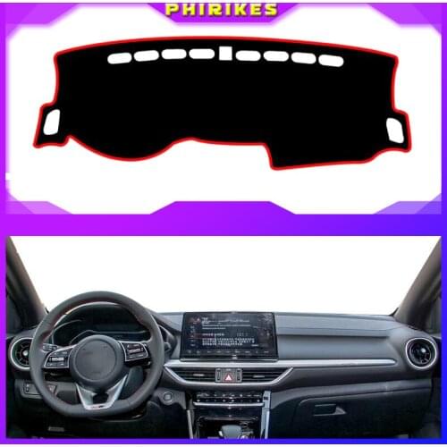Car Dashboard Cover Mat Pad Sun Shade Instrument Protective Dashmat Dash Carpet Accessories For Kia Forte Cerato K3 2019 2020