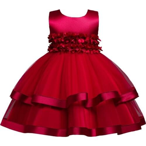 Baby Girl Dress Children Princess Dresses Flower Girls Wedding Formal Evening Dresses For Girls Costume 3-10 Age 2021 Summer