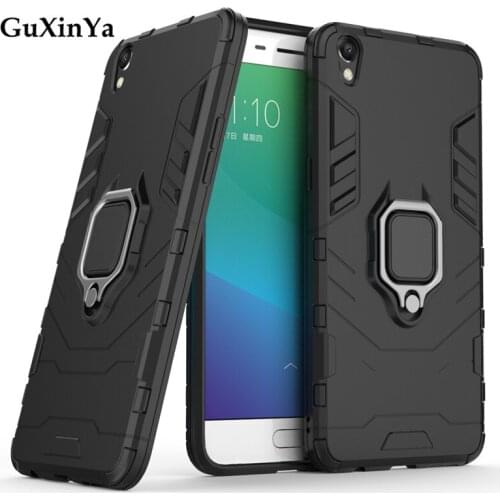 Guxinya Kickstand Cases sFor OPPO R9 Plus Case Luxury Armor Magnetic Ring Cover For OPPO R9 Plus Case For OPPO R9 Plus Fundas