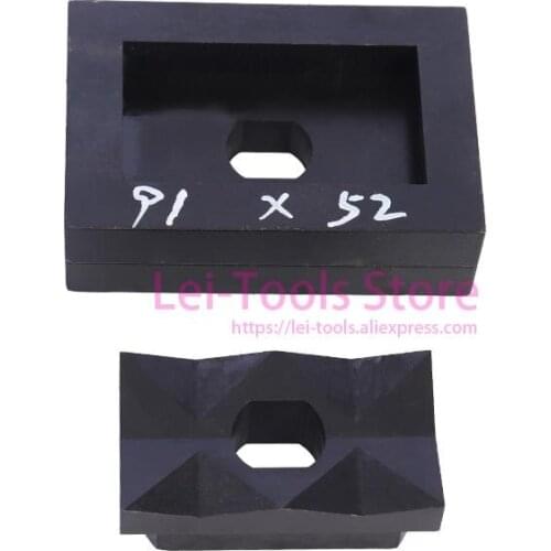 Customized 91x52mm Rectangular Hydraulic Die SYK-8/15 Stainless Steel Manual Hydraulic Punching Mold