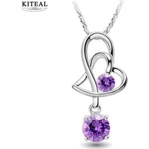 KITEAL Best Gift Female Friend pendant necklace Heart Pendant Valentines Day gift collar sport