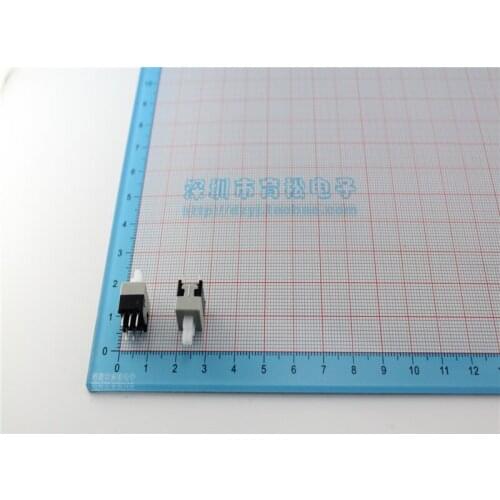 Key switch 8.5 * 8.5 MM double row self-locking six-foot button button 8.5 * 8.5 self-locking 100pcs Free Shipping