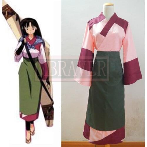 Japanese Anime Outfit Inuyasha Sango Cosplay Costume