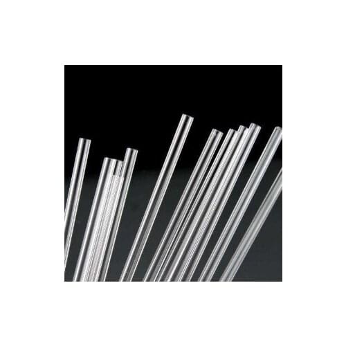 Quartz furance tube / OD*L=7*300mm / high-temperature / high purity clear quartz tube