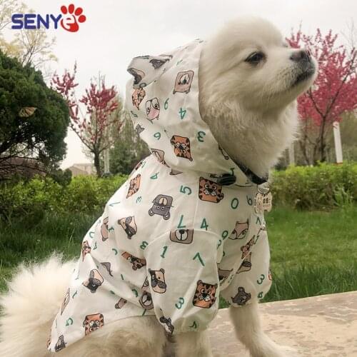 Dog Summer High Quality Waterproof Poncho Soft Skin-friendly Cute Raincoat For Cats And Dogs Pet Supplies