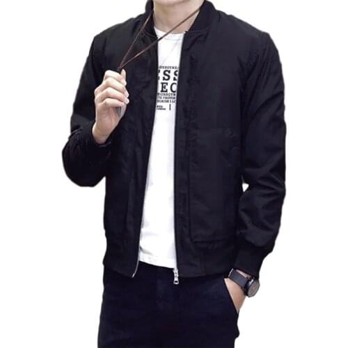 M-4XL Men Jacket Fashion Spring Autumn Casual Slim Fit Korean Style Jacket Streetwear Coat Outdoors Brand Men Clothing 2020