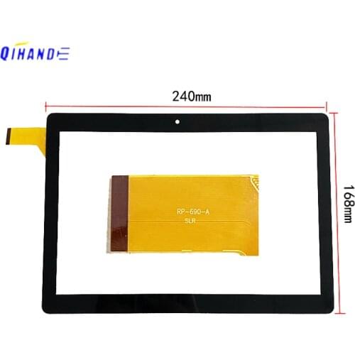 New 10.1 Inch Touch Screen Flat P/N RP-690-A Kids Tab Capacitive Touch Sensor Panel Tab Parts Digitizer RP-690 -A Computer TP