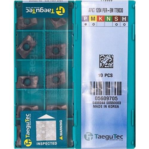 Original APKT1204PER-EM TT9030 Carbide Inserts Milling Insert Lathe CNC Tools For Turning Insert