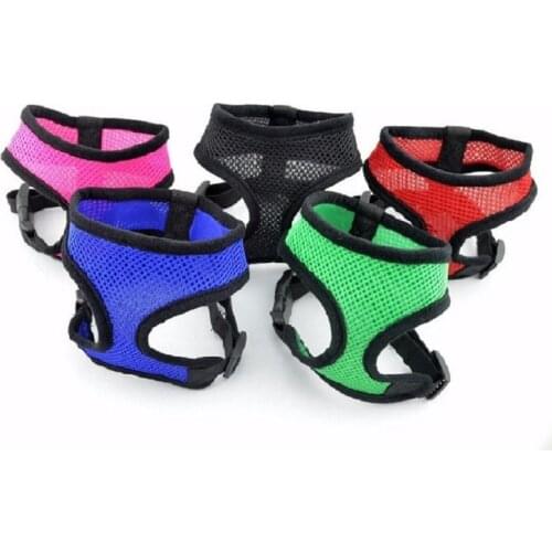 Fashion Breathable Vest Collars Dog Chest Chain Puppy Cat Pet Dog Harness Leash Lead Set Straps Adjustable Accessories