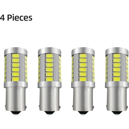 Signal Light 1156 p21w led canbus BA15S LED Brake Lights 12V Auto Reverse Lamp BRAKE Turn Signal Daytime Running Light white