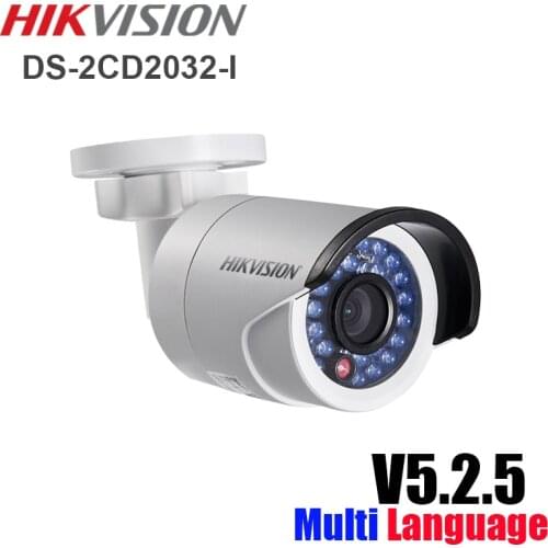 Hikvision DS-2CD2032-I 1/3" CMOS 3MP IR Fixed Focal Lens Bullet Camera HD Waterproof Security Network Cctv IP Camera H264