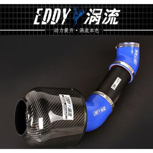 Eddy Carbon Fiber Air Intake System Turbo Induction Pipe Tube Air Filter for Mercedes-Benz Smart A180 A200 A250 A-Class 1.6 2.0T