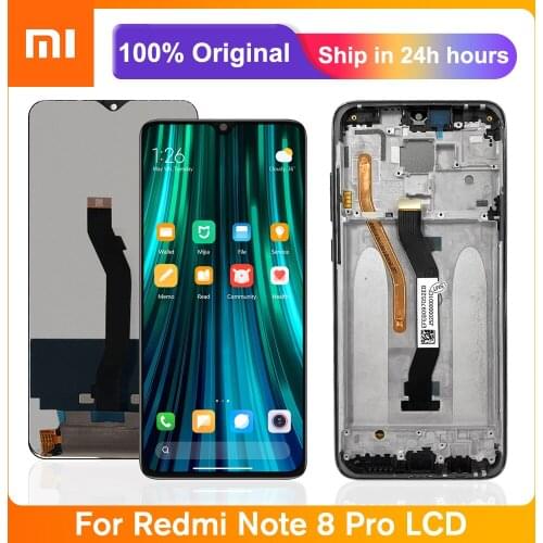 6.53'' Lcd Display For Redmi Note 8 Pro Lcd Display Touch Screen Digitizer Assembly Parts For Redmi Note8 Pro Lcds