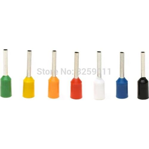 5000PCS VE0506 EV0506 Electrical Crimp Terminal Block Tubular Wire Connector Cable Cord End Bootlace Ferrule E0506 AWG 14