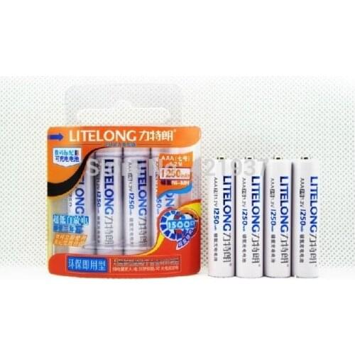 8PCS AAA battery Wireless keyboard mouse battery toys battery AAA Rechargeable battery 1250mah Can becharged 1500 times