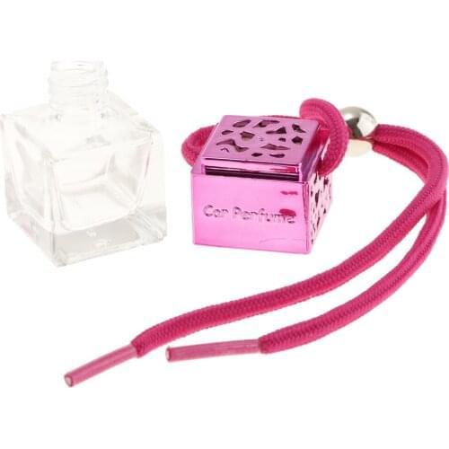 Car Perfume Empty Glass Bottle For Essential Oils Diffuser Air Freshener