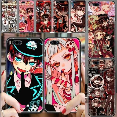Toilet Bound Hanako kun Anime Phone case For Xiaomi Mi Max Note 3 A2 A3 8 9 9T 10 Lite Pro Ultra black trend shell fashion cover