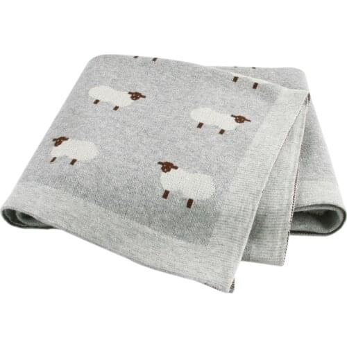 Baby Blankets Knitted Newborn Swaddle Stroller Bedding Wrap Infantil Boys Girls Receiving Blanket Children Windproof Quilts