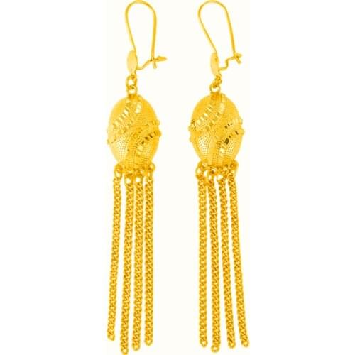 Ethiopian Earrings Arab African Eritrea Habesha Gifts Gold Color S Jewelry for Women/Girl Wedding Party