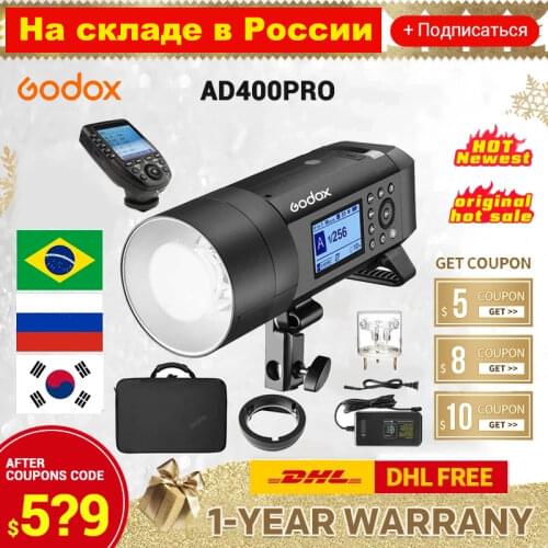 Godox AD400Pro Witstro All-In-One Outdoor Flash for photography studio Accessories live youtube video