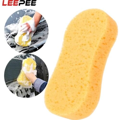 LEEPEE Car Washing Sponge 22cm Length Cleaning Tool Vacuum Compressed Car Wash Auto Paint Care