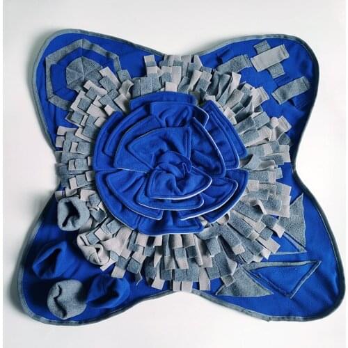 Dog Toy Flower Pet Sniff Pad Interactive Puzzle Supplies Slow Food Pads Training Smell