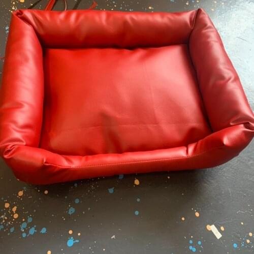 Pet Dog Bed Fashion Print French Bulldog Sofa House Pug Sleeping Nest Warm Leather Pets Bed Dropshipping PDCA956