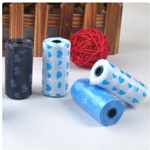 6pcs/lot Dog Poop Bag for Dog Pets Waste Garbage Bags Carrier Biodegradable Clean-up Bag Waste Pick Up Clean Bag For Dog