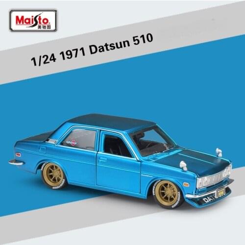 Maisto1:24 Tokyo Drift 1971 Datsun 510 Modified Version Simulation Model Car