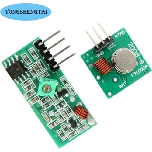 315 433 Mhz 315Mhz 433Mhz RF Transmitter And Receiver Link Kit for Arduino Wireless Remote Control Module Voltage Module Board